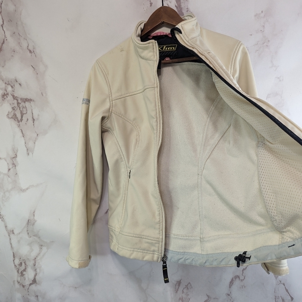 Klim Women's Cream Softshell Jacket - Lightweight Full-Zip - Picture 11 of 13